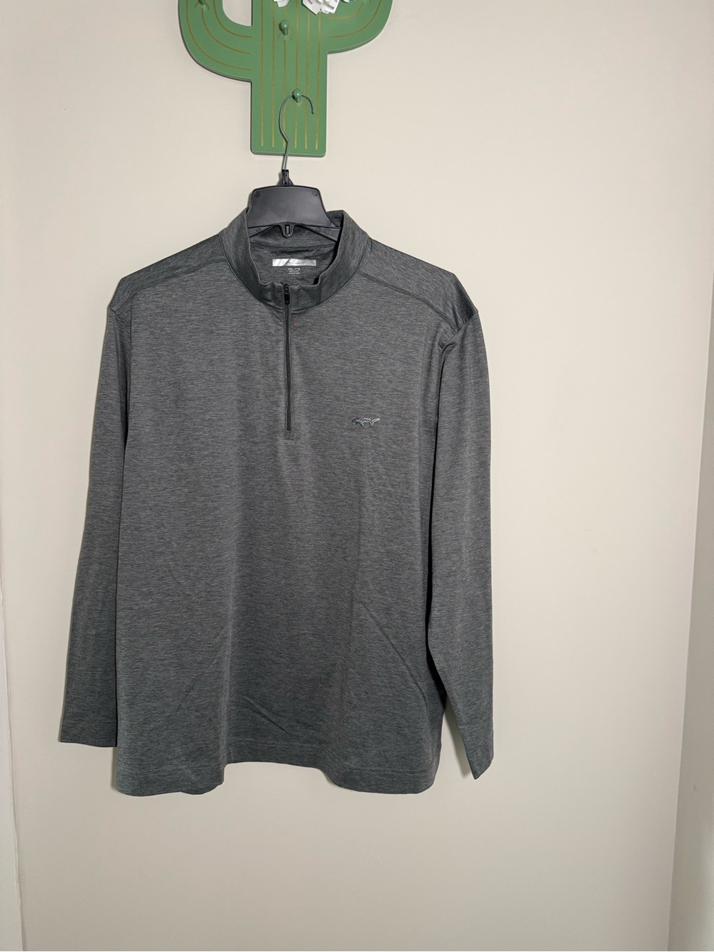Greg Norman Collection Men's Gray 1/4 Zip Pullover